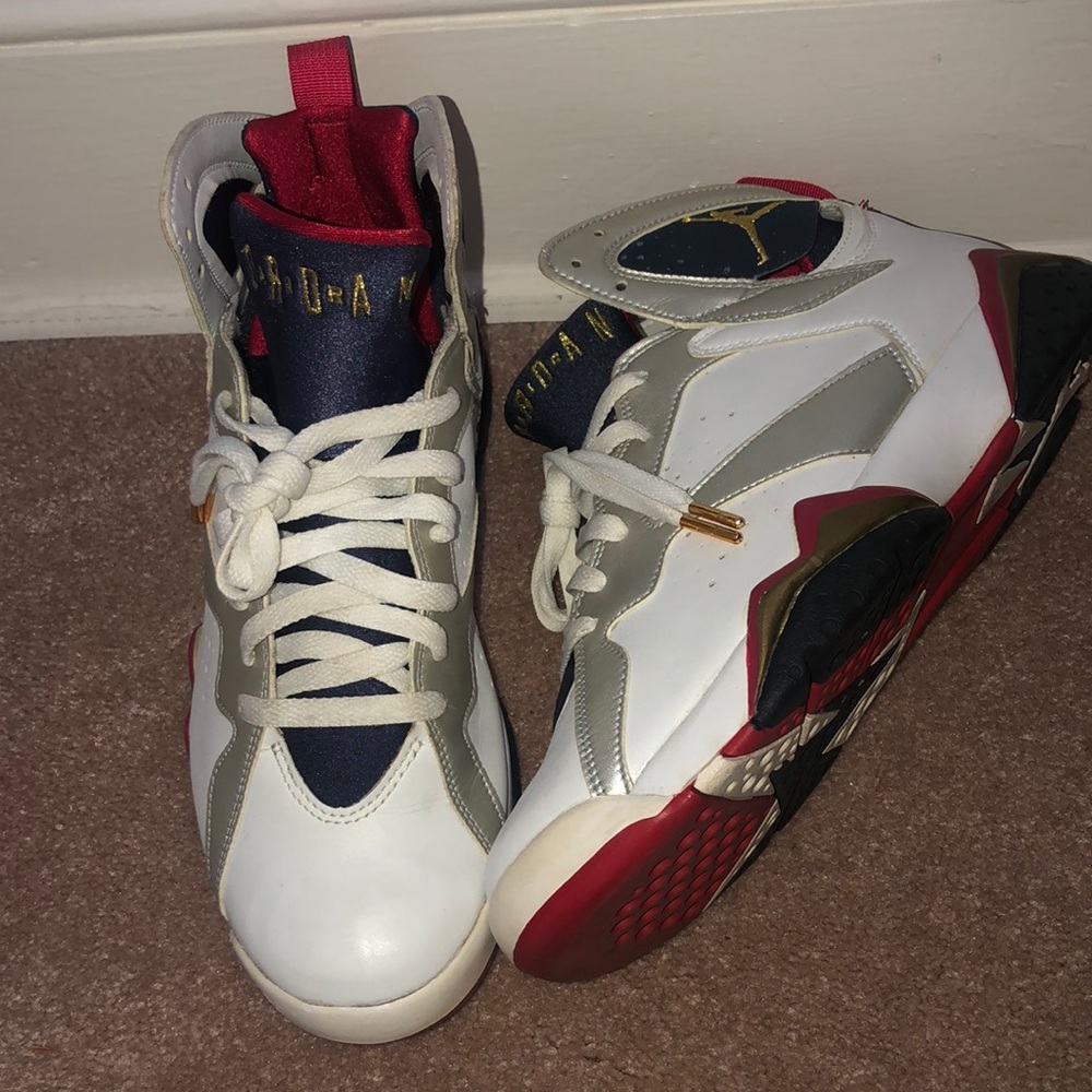 Vintage Jordan 7 retro 04 Olympic color way